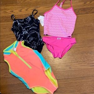 Girls XS/S bathing suits new! Old navy& Cat&Jack